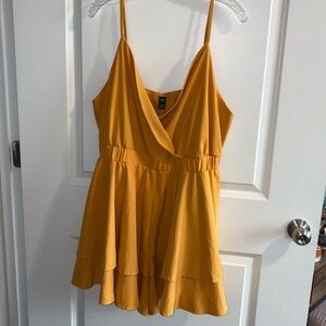 SHEIN Mustard Yellow Romper